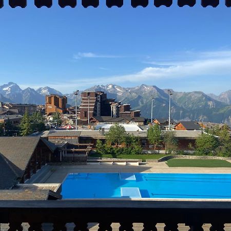 Superbe Studio Avec Vue Exceptionnelle Alpe d'Huez Exteriör bild